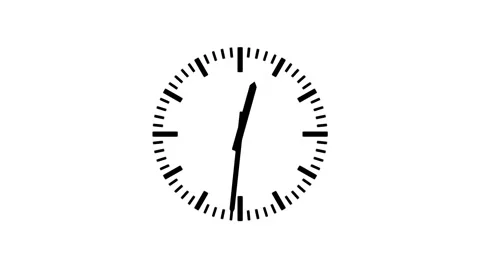 Spinning clock in 12 hour seamless loop-1-01-2-swa Video stock 59108208