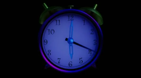 Spinning Clock Stock Footage 11687486