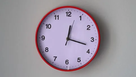 Spinning Clock Hands. Time Pressure and Work Anxiety Concept Stock Footage 311649819