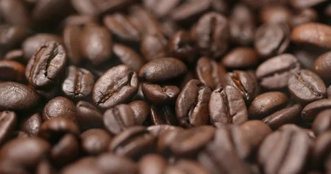Spinning of coffee bean Stock Footage 101757216