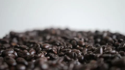 Spinning Coffee Beans 4K 60fps Stock Footage 151169864