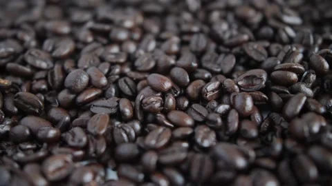 Spinning Coffee Beans 4K 60fps Stock Footage 151169866