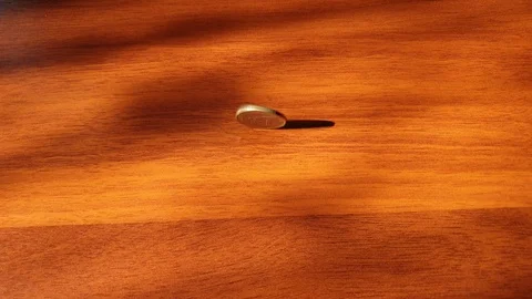 The Spinning coin close up. Stock Footage 106002432