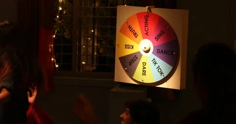 Spinning Color Wheel Game | Stock Video | Pond5