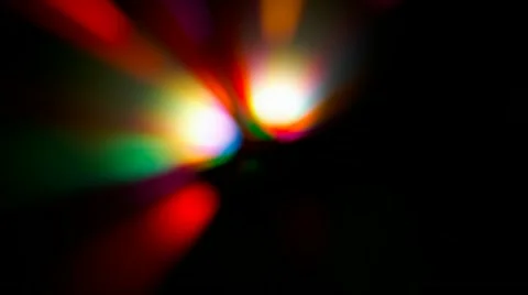 Spinning Colored Lights with zoom effect Vidéo 6531226