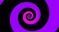 Spinning Colorful Hypnotic Logarithmic Spiral Loop In Hd Stock Footage