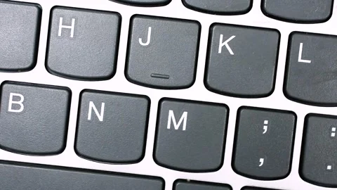 Spinning Computer Keyboard Top View Stock Footage 336610939