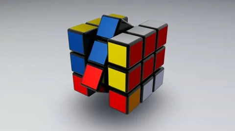 Spinning cube Video stock 10831620