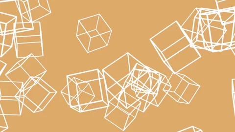 Spinning cubes. Stock Footage 321900275