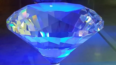 Spinning diamond Stock Footage 76569769