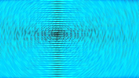 Spinning digital binary code numbers.Internet Cyberspace Graphic Stock Footage 143323694