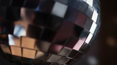 Spinning disco ball Stock Footage 66684964