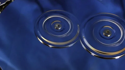 Spinning disk drive with pin head reader reading or writing data Stock Footage 105509093