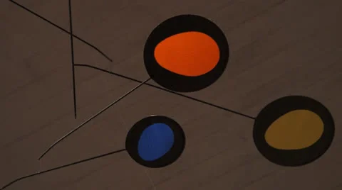 Spinning Display Black Circles With Multi Color Centers Stock Footage 26259167