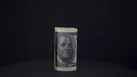 Spinning dollar 4K Vídeo Stock 154514783