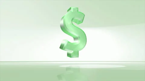 Spinning Dollar Sign 스톡 동영상 11050634