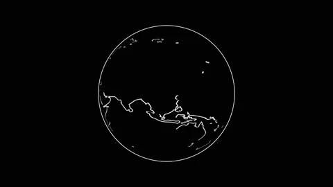 Spinning Earth. Animation of planet Earth. animation with optional luma matte Stock Footage 138366547
