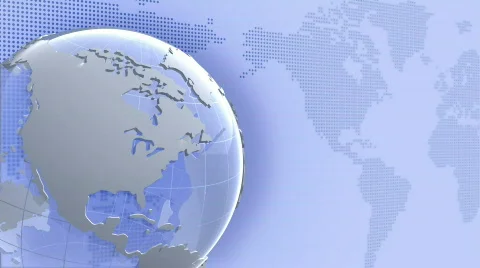 Spinning Earth concept, CGI, loopable Stock Footage 653354