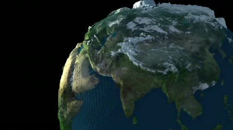 Spinning Earth Stock Footage 20477429