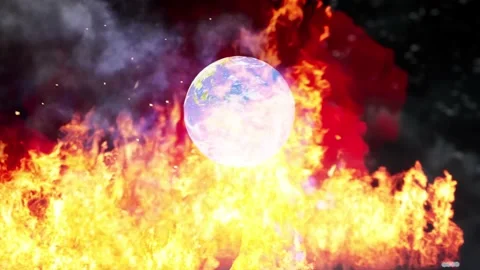 Spinning earth globe on robot finger like basket ball player. A.i. take care abo Stock Footage 233377494