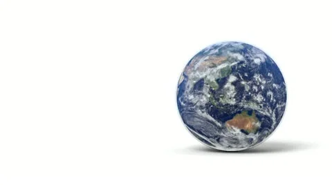 Spinning Earth isolated 스톡 동영상 21264044