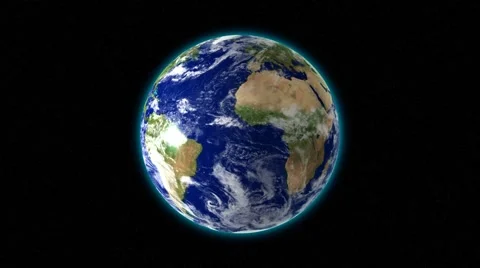 Spinning Earth loop Stock Footage 58466431