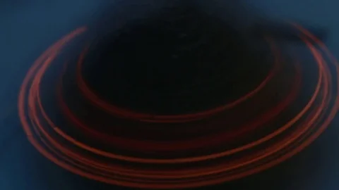 Spinning Fire Disks MAC Stock Footage 74527922