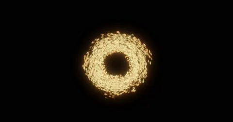 Spinning fire embers Video stock 167533125