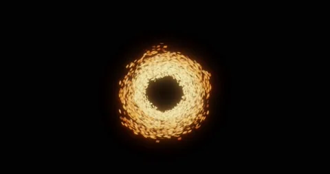 Spinning fire embers Video stock 167533134