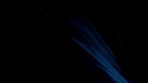 Spinning flashing blue laser light beam flashing in darkness, colorful light ray Stock Footage 299988704