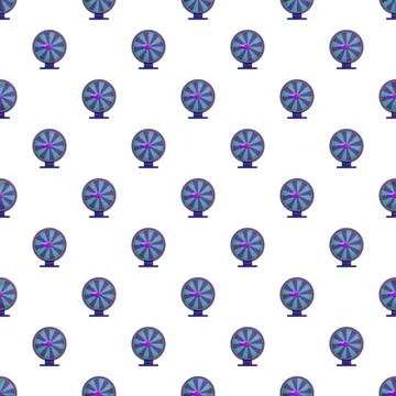 Spinning fortune wheels pattern for luck and chance game Illustrazione stock