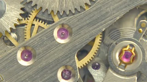 Spinning Gear Stock Footage 21264553