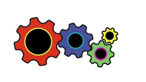 Spinning gears. Stock Footage 304162445