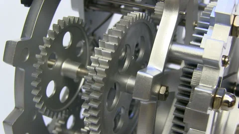 Spinning Gears Stock-Footage 327450916