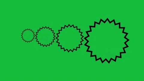 Spinning gears pattern green screen motion graphics Stock Footage 163189308