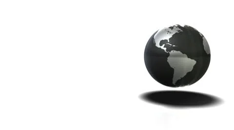 Spinning globe Stock Footage 10792594