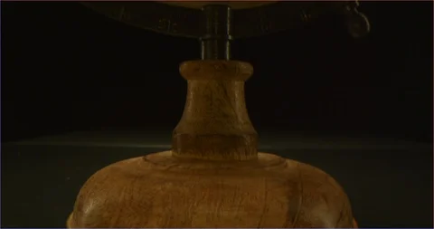 Spinning globe isolated close up Stock Footage 126259602