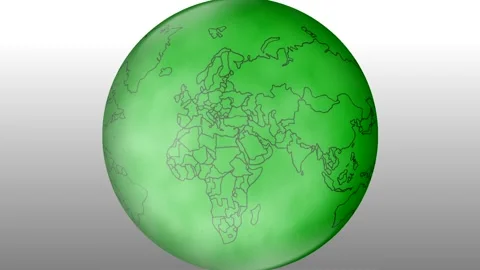 Spinning globe motion graphics background Stock Footage 151549564