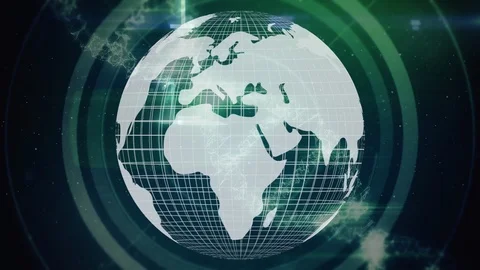 Spinning globe surrounded by binary code and DNA helix Stock Footage 104950088