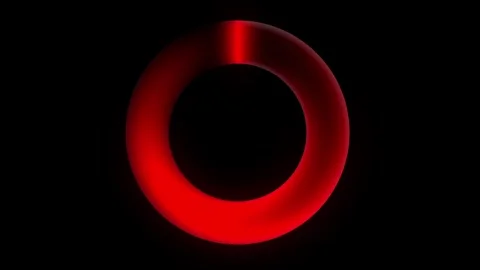 Spinning glowing red circle 스톡 동영상 276608009
