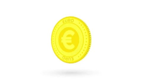 Euro Symbol Spinning Isolated Stock Video Footage, Royalty Free Euro Symbol  Spinning Isolated Videos