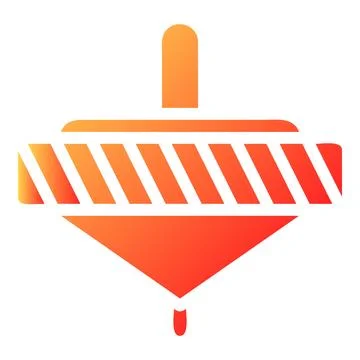 Spinning gradient solid illustration vector and logo Icon new year icon per.. Illustrazione stock