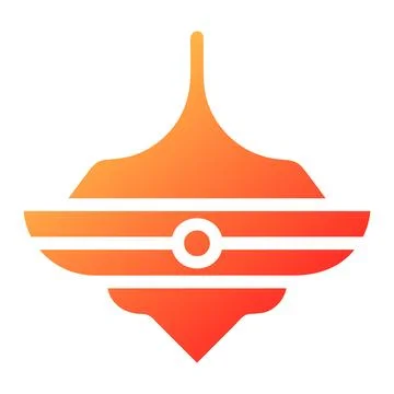 Spinning gradient solid illustration vector and logo Icon new year icon per.. Illustrazione stock