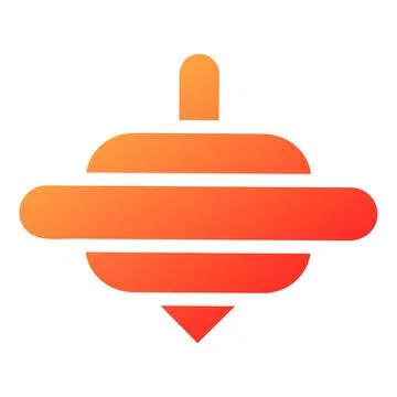 Spinning gradient solid illustration vector and logo Icon new year icon per.. Stock Illustration