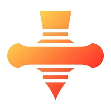 Spinning gradient solid illustration vector and logo Icon new year icon per.. イラスト素材