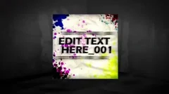 Spinning Grungy Media Cube Stock After Effects
