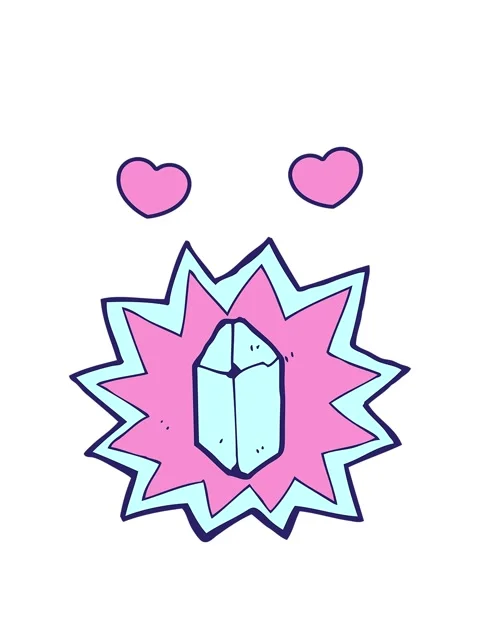 Spinning hearts animation of cartoon ruby Video stock 324283270