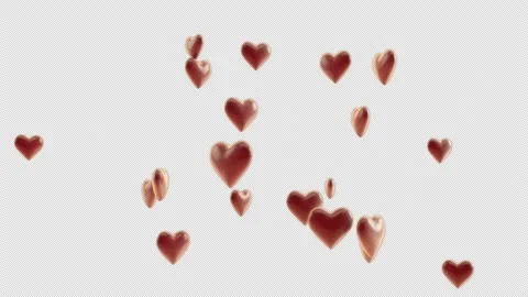 Spinning Hearts Video stock 168986774