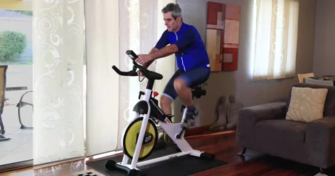 Spinning at Home Stock Footage 132082172