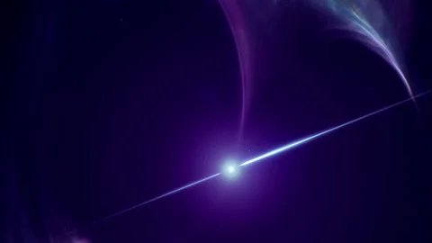 Spinning Interstellar Pulsar Space Nebula Emitting High Energy Gamma Ray Bursts 스톡 동영상 232043850